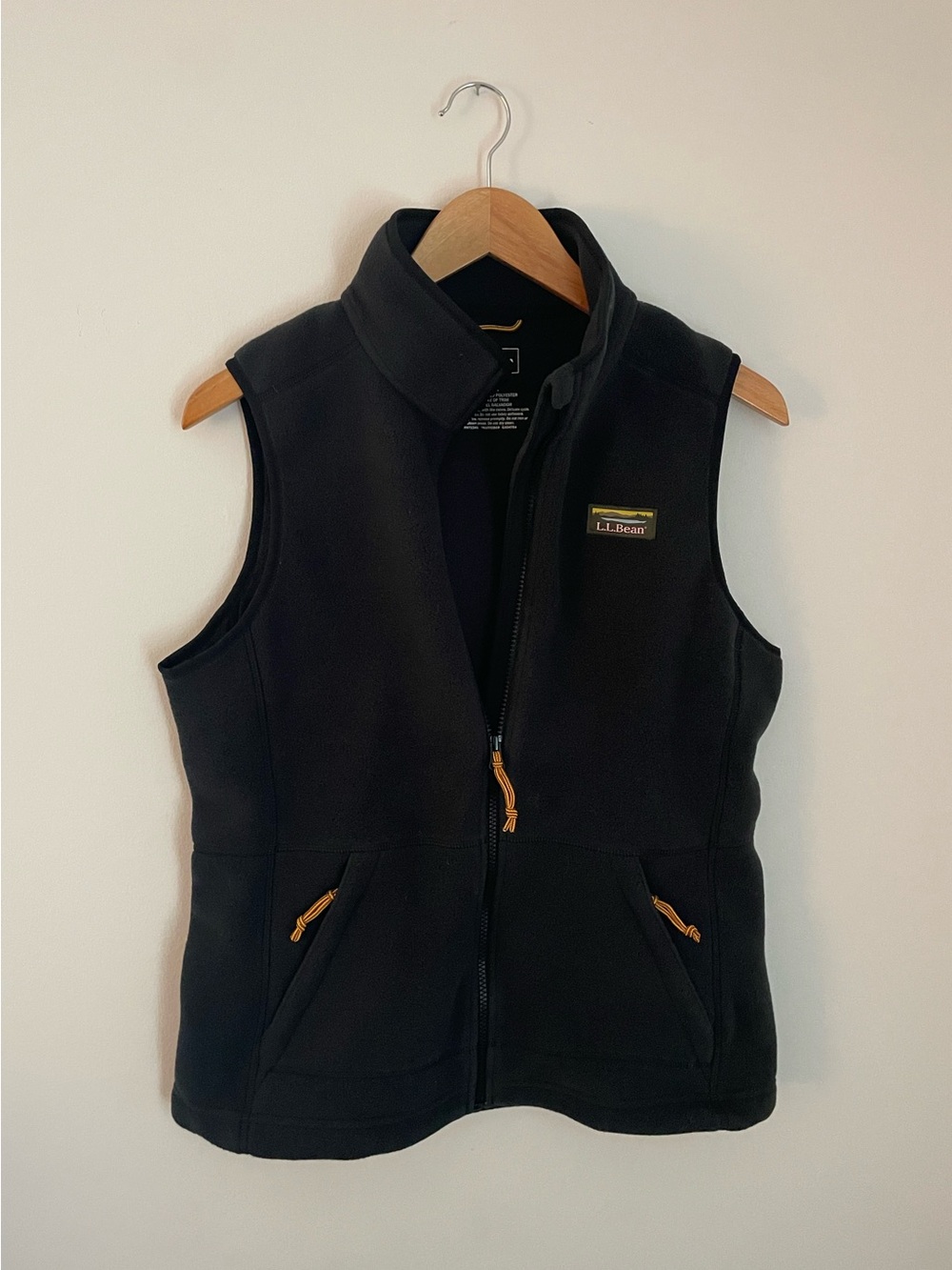 L.L. Bean Women’s Black Fleece Vest - Size Small
